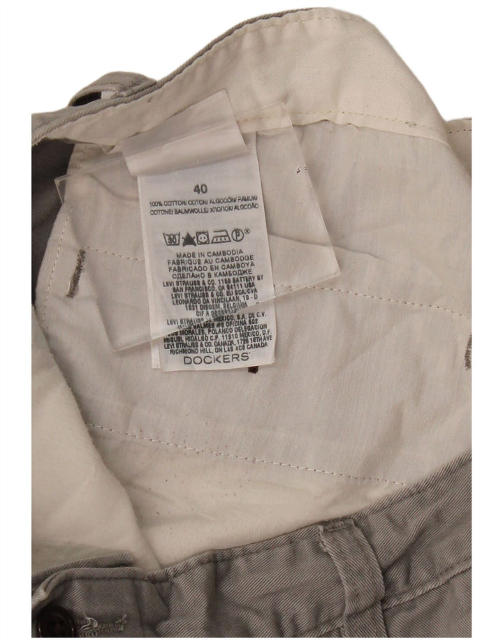 DOCKERS Ανδρικό σορτς Cargo W40 XL Γκρι βαμβακερό