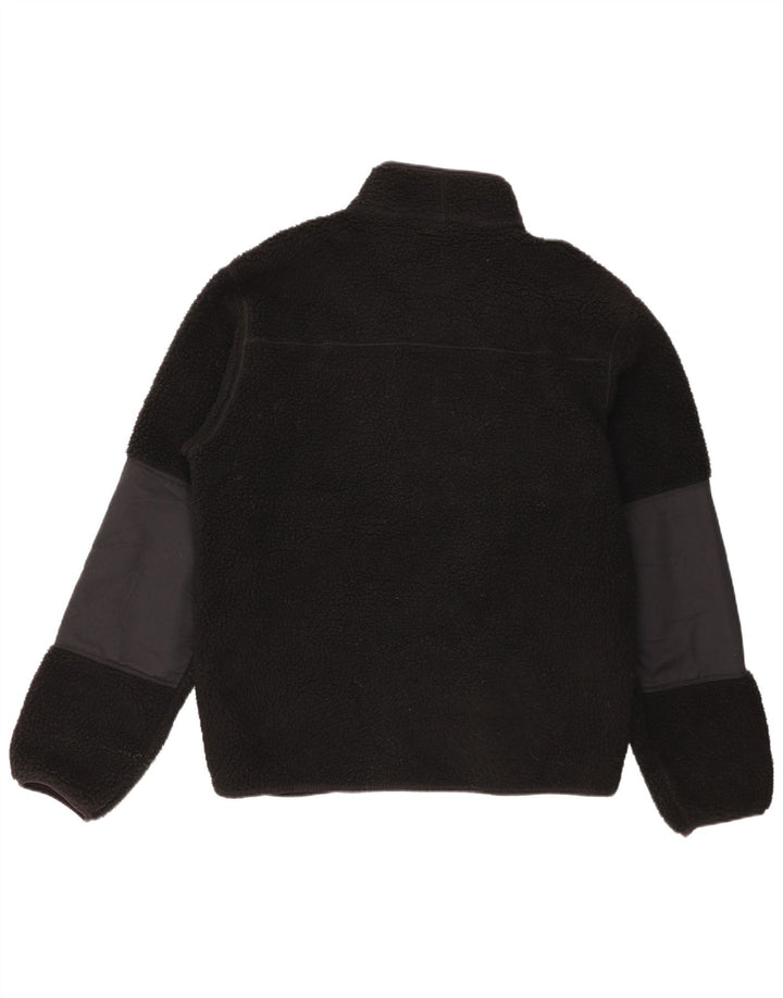 Dickies Mens Fleece Jacket UK 38 Medium Black Colourblock Polyester
