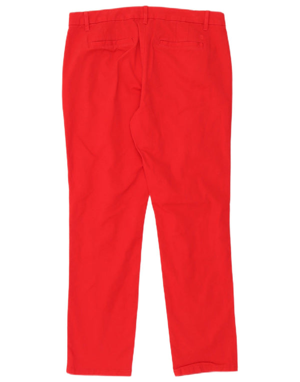 Tommy Hilfiger γυναικείο ίσιο παντελόνι Chino US 10 Large W32 L30 Red