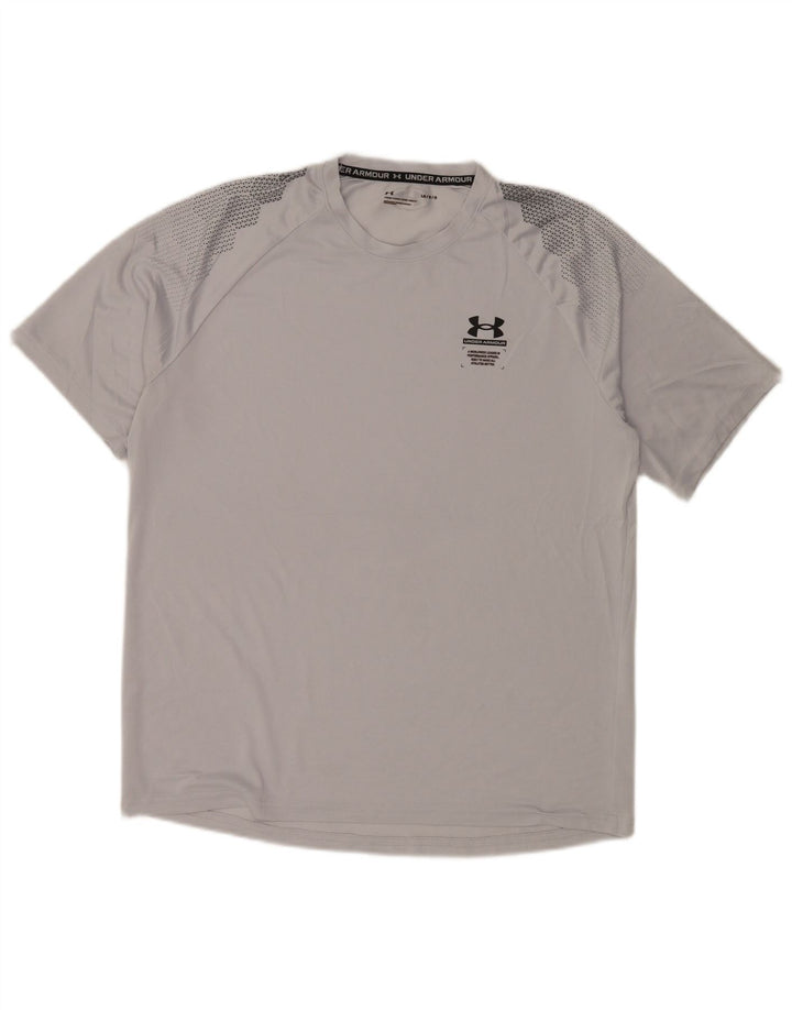 Under Armour Ανδρικό T-Shirt Top Large Grey Geometric