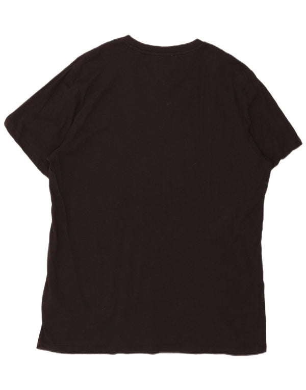 Ανδρικό T-Shirt Tommy Hilfiger Top XL Μαύρο βαμβακερό