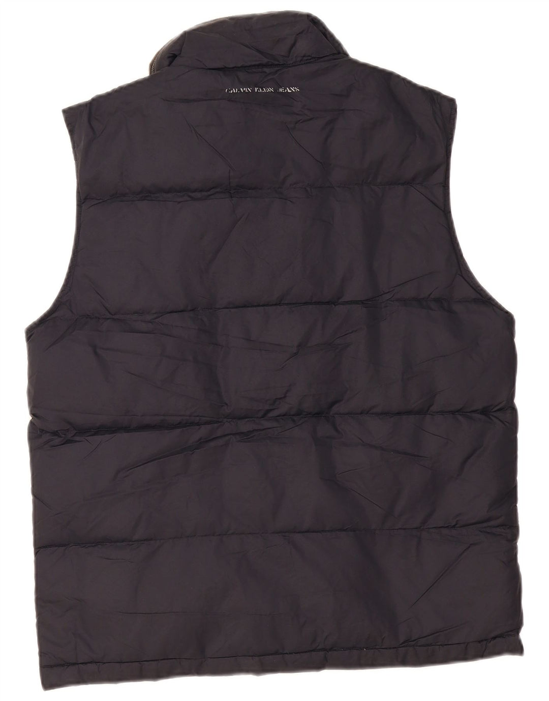 CALVIN KLEIN JEANS Ανδρικό Gilet με επένδυση UK 38 Medium Navy Blue Polyamide