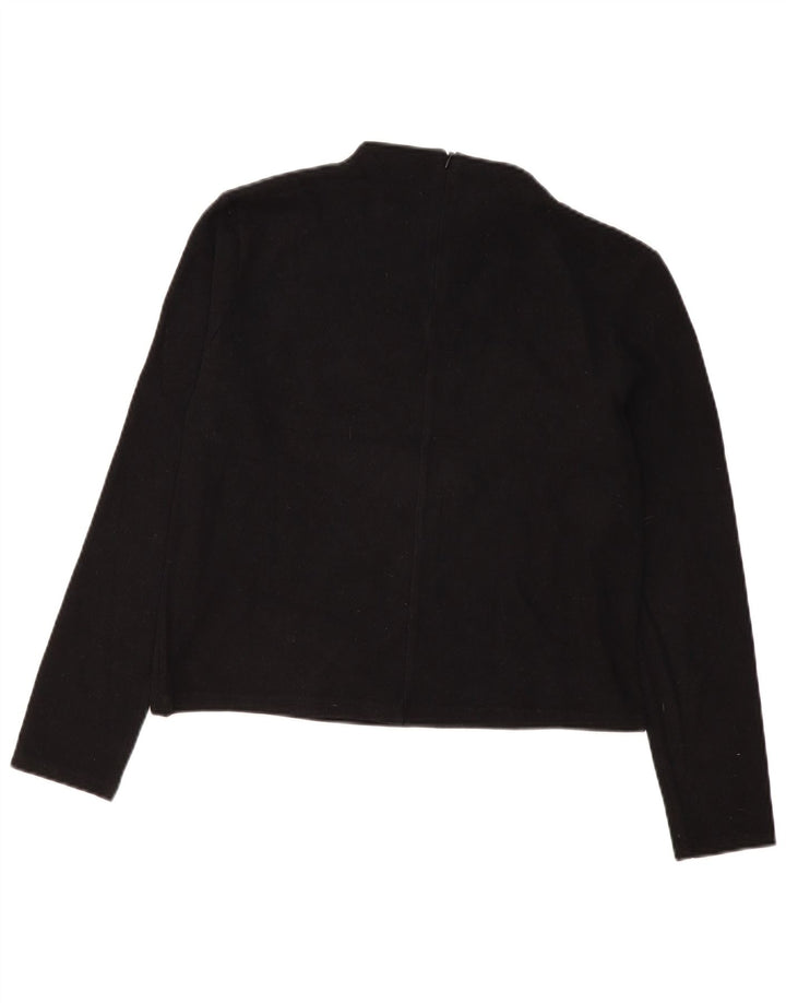 Zara Γυναικείο τοπ Μακρύ μακρυμάνικο UK 14 Medium Black