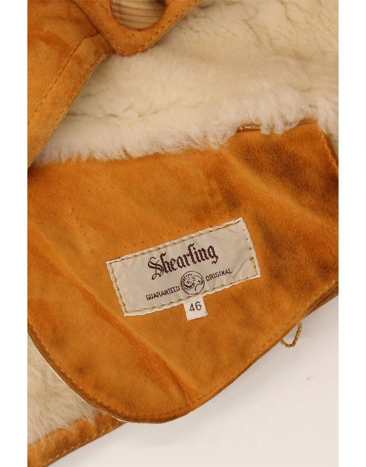 Vintage Γυναικείο Shearling Jacket IT 46 Large Brown Shearling