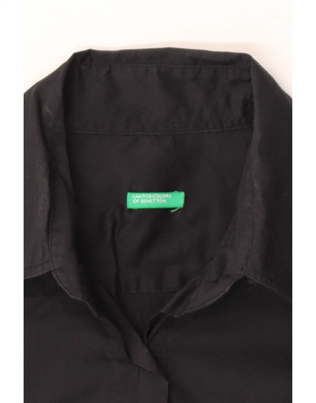 Γυναικείο πουλόβερ μπλουζάκι Benetton UK 10 Small Black
