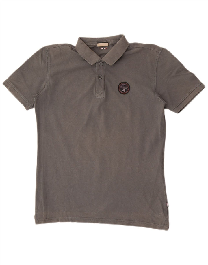 Ανδρικό πουκάμισο Napapijri Geographic Polo Small Grey