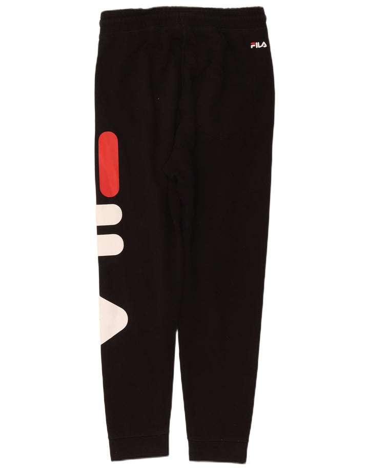 Ανδρική φόρμα FILA Graphic Παντελόνι Joggers Μεσαίο Μαύρο Βαμβακερό