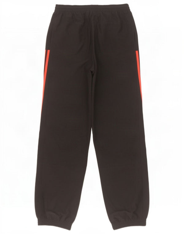 Adidas Boys Tracksuit Trousers Joggers 15-16 Years Black Polyester