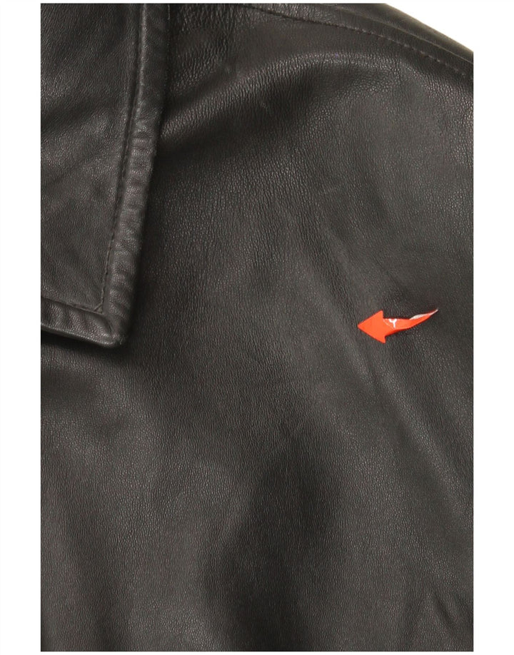 Route 66 Ανδρικό Δερμάτινο Μπουφάν UK 42 XL Μαύρο Δερμάτινο