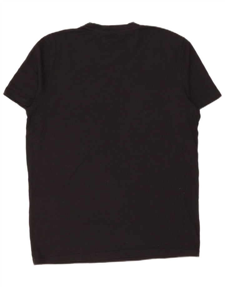 Jack & Jones Ανδρικό T-Shirt Top μεγάλο μαύρο βαμβακερό