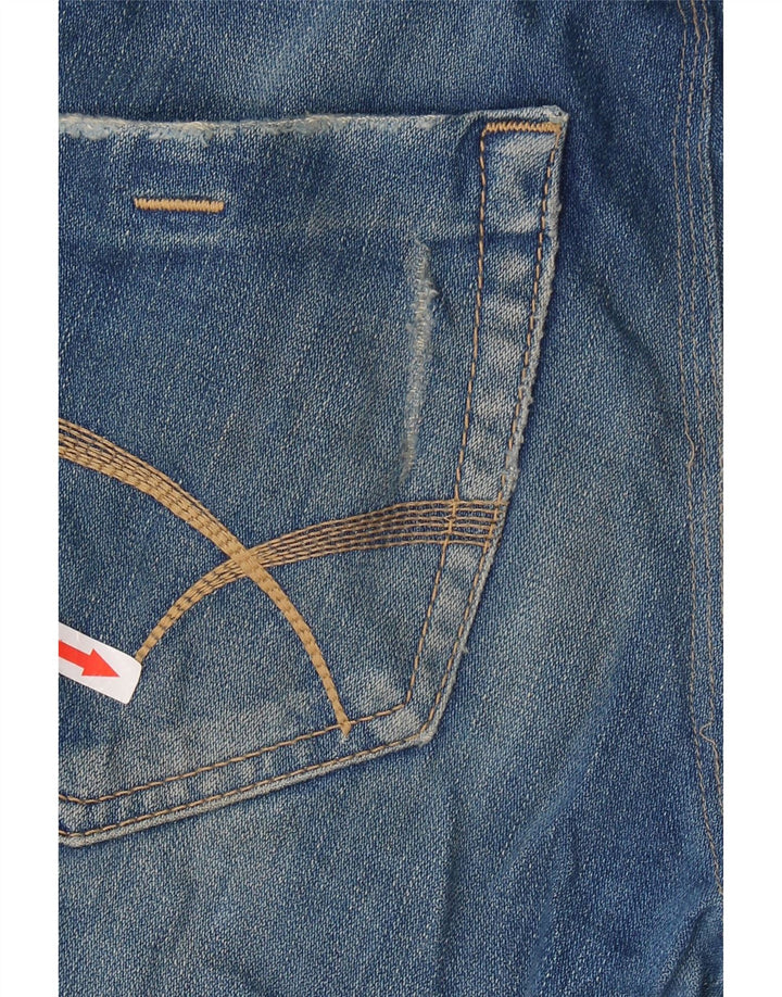 GAS Γυναικείο Slim Jeans W32 L29 Μπλε Βαμβακερό