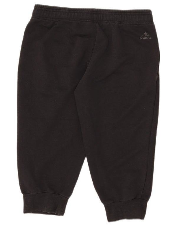Adidas Womens Graphic Bermuda Sport Shorts UK 12/14 Medium  Black Cotton