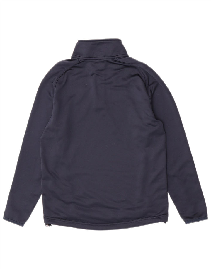 Canterbury Boys Φούτερ με φερμουάρ με λαιμόκοψη 11-12 ετών Navy Blue Polyester