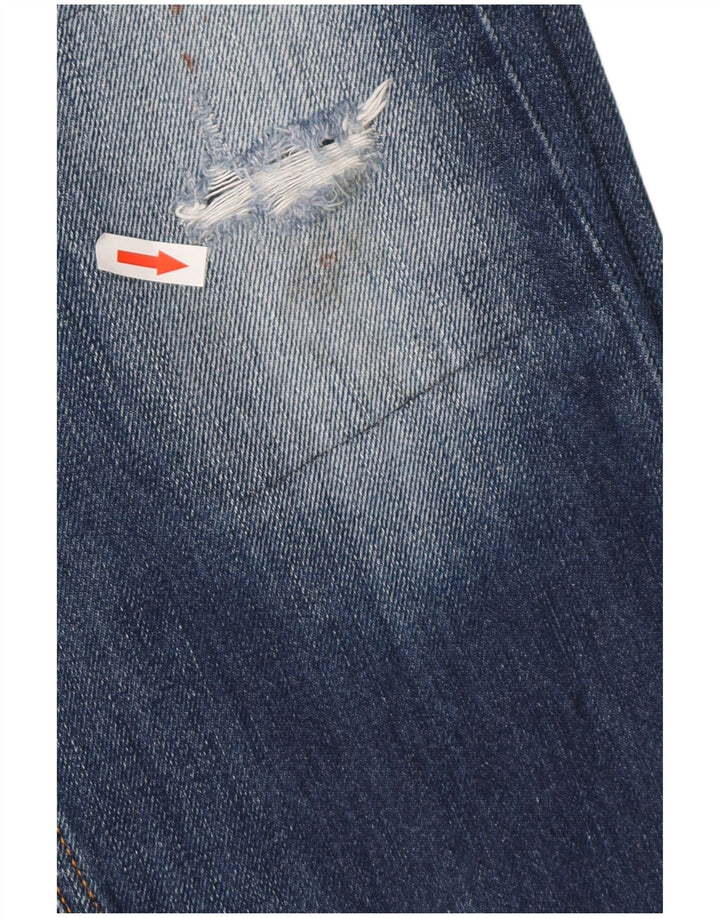 Ανδρικό τζιν DIESEL Heeven Distressed Straight W32 L27 Μπλε βαμβακερό