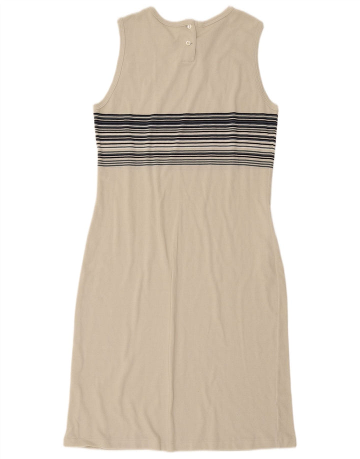 Lacoste Γυναικείο Φόρεμα Bodycon Μέγεθος 44 Μεγάλο Λευκό ριγέ