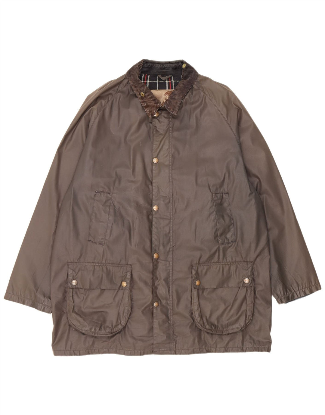 Conbipel Ανδρικό κερωμένο βαμβακερό μπουφάν UK 42 XL Khaki Polyester
