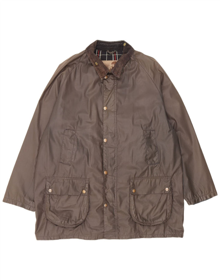 Conbipel Ανδρικό κερωμένο βαμβακερό μπουφάν UK 42 XL Khaki Polyester