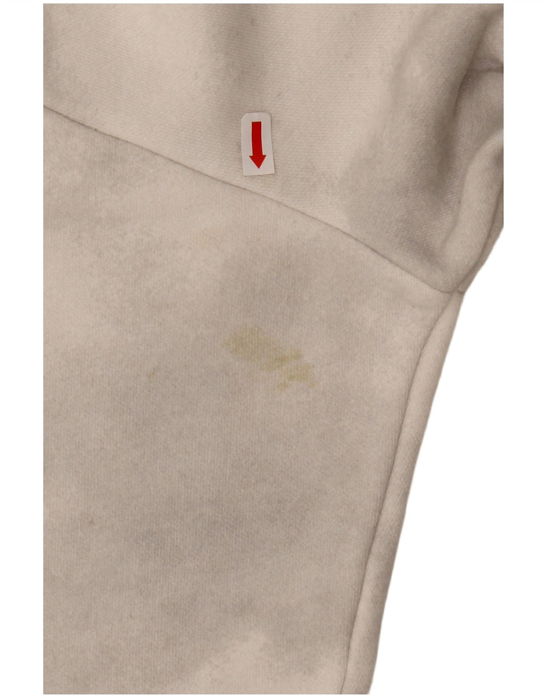 CHAMPION Γυναικεία φούτερ μεγάλου μεγέθους Crop Jumper UK 16 Large Off White