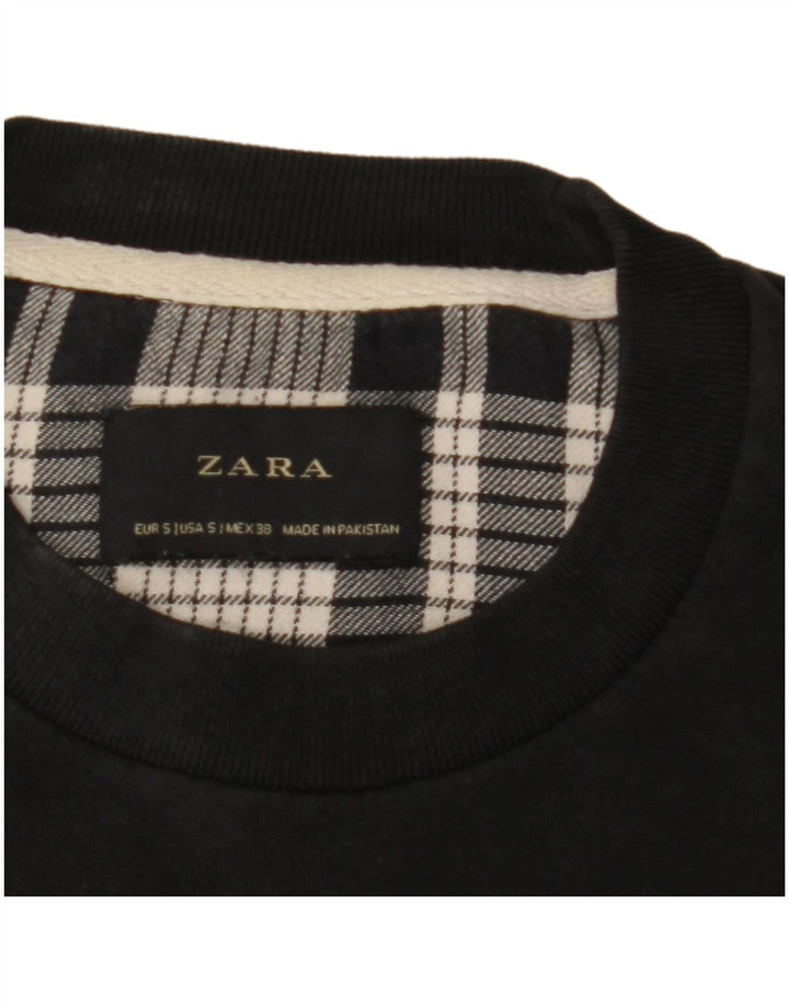 Ανδρικό φούτερ Zara Jumper Small Black Check