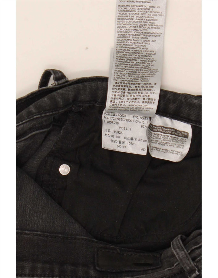 Γυναικείο Skinny Jeans Levi's W32 L32 Μαύρο βαμβακερό