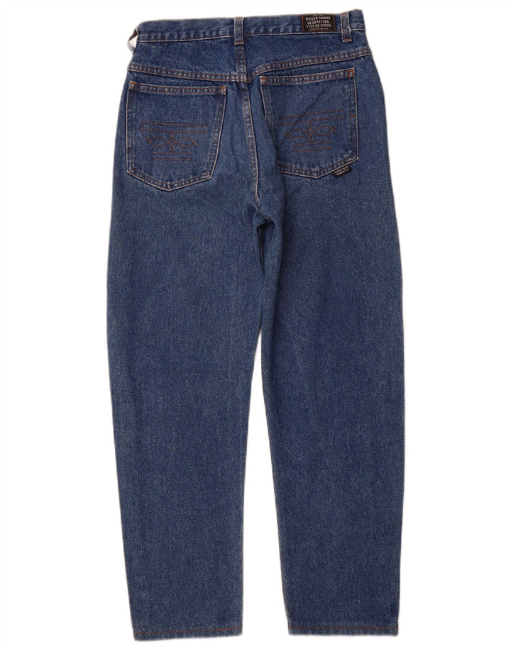 BENETTON Ανδρικό τζιν ίσιο W28 L27 Μπλε βαμβακερό