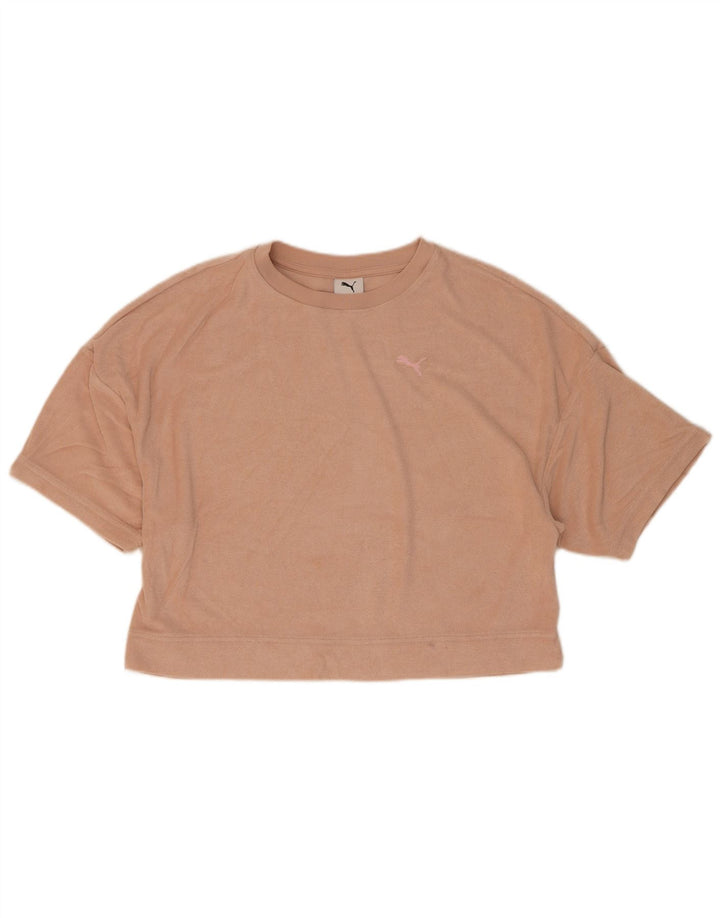 Puma Γυναικείο T-Shirt Top UK 14 Medium Pink
