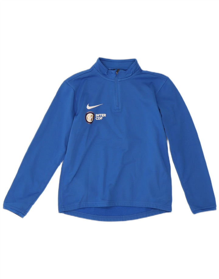 Γραφικό φούτερ Nike Boys Inter Milan Jumper 10-11 ετών Medium Blue