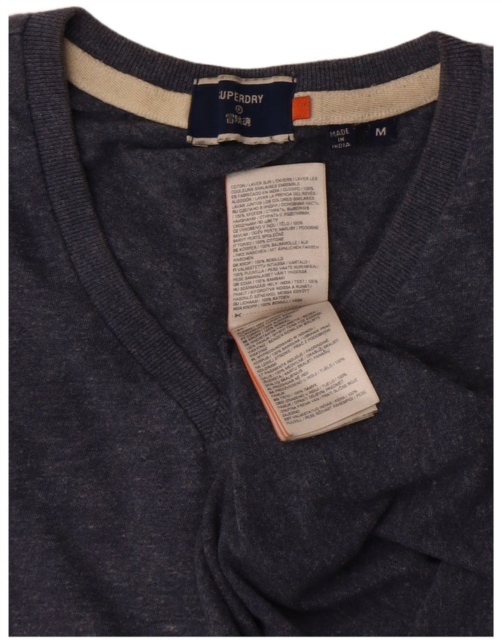 Ανδρικό T-Shirt Superdry Τοπ μεσαίου μπλε βαμβακερό