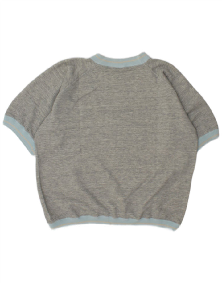 Jinglers Γυναικείο Γραφικό Φούτερ Jumper UK 10 Small Grey