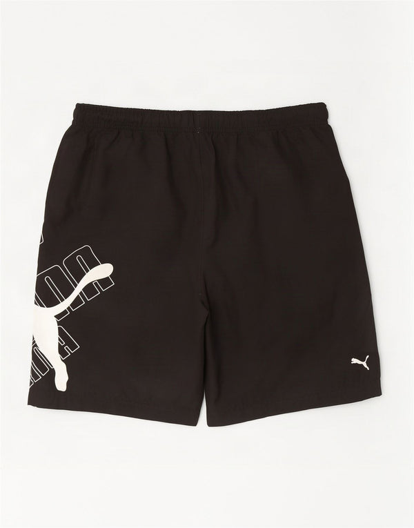 Puma Boys Graphic Sport σορτς 15-16 ετών Μαύρο