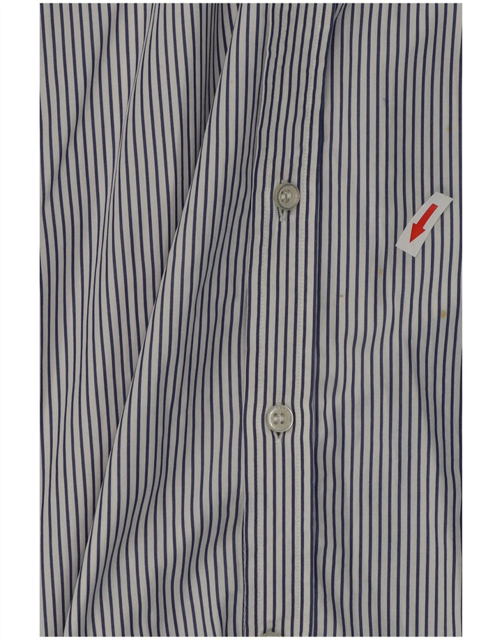 HARMONT & BLAINE Ανδρικό πουκάμισο κανονικής εφαρμογής XL Μπλε βαμβακερό ρίγες