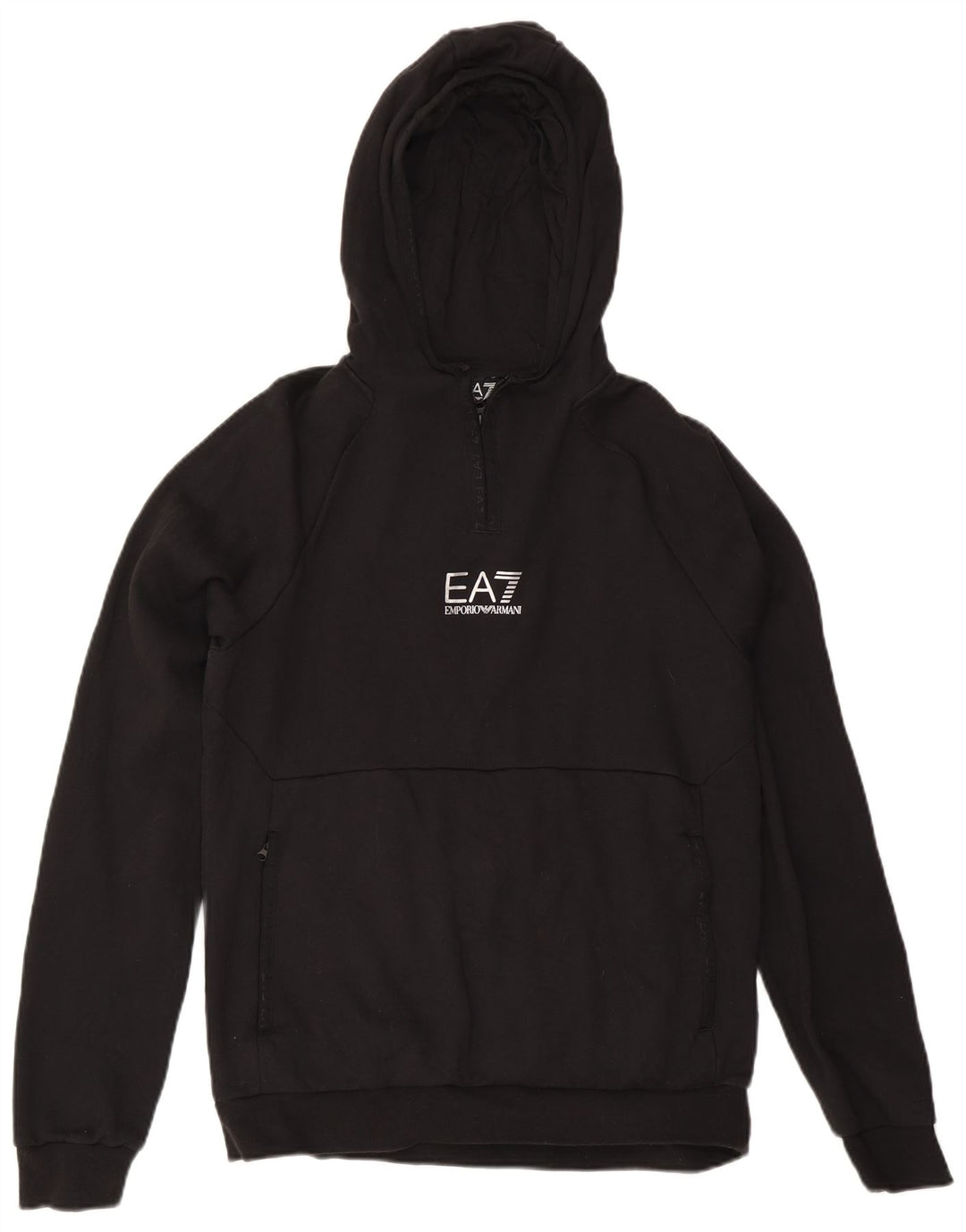 Ανδρικό Emporio Armani Graphic Hoodie Jumper Μεσαίο Μαύρο