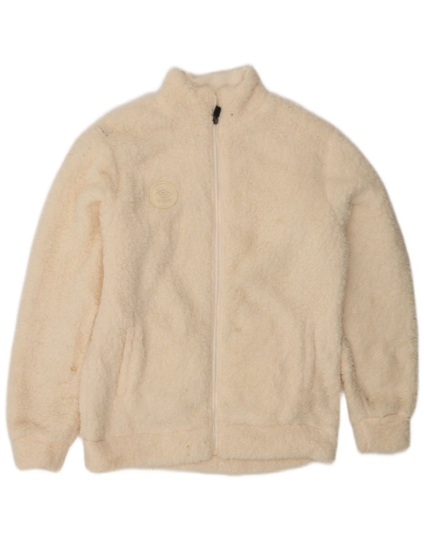 UMBRO Γυναικείο Fleece Jacket UK 18 XL Off White Polyester