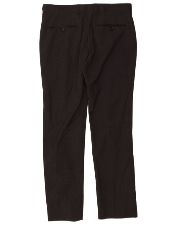 Zara Ανδρικό ίσιο παντελόνι EU 40 Medium W31 L30 Grey Polyester