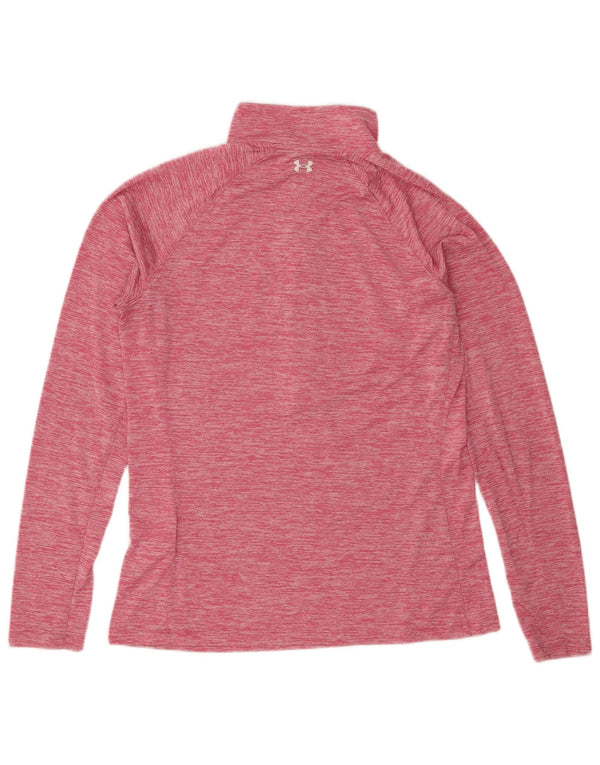Under Armour Γυναικεία αθλητική φόρμα γραφικών πουλόβερ Top 14 Μεγάλη ροζ φλοκέτα