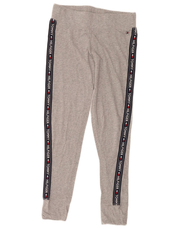 Γυναικεία γραφικά κολάν Tommy Hilfiger UK 16 Large Grey Cotton