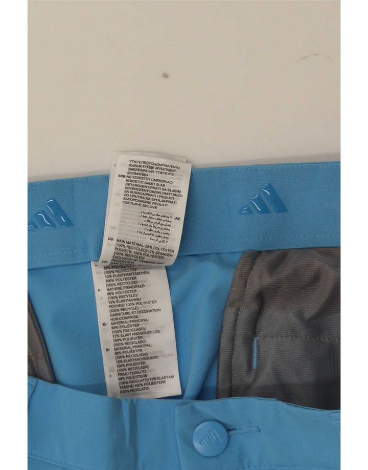 Ανδρικό σορτς Chino Adidas W34 Large Blue Polyester