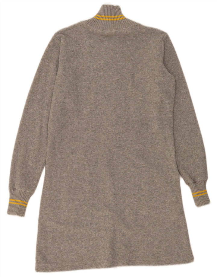 Fila Γυναικείο Longline Oversized Ζακέτα UK 10 Μικρό Γκρι βαμβακερό