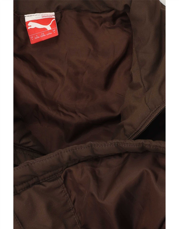 Puma Ανδρικό μπουφάν με επένδυση UK 40 Large Brown