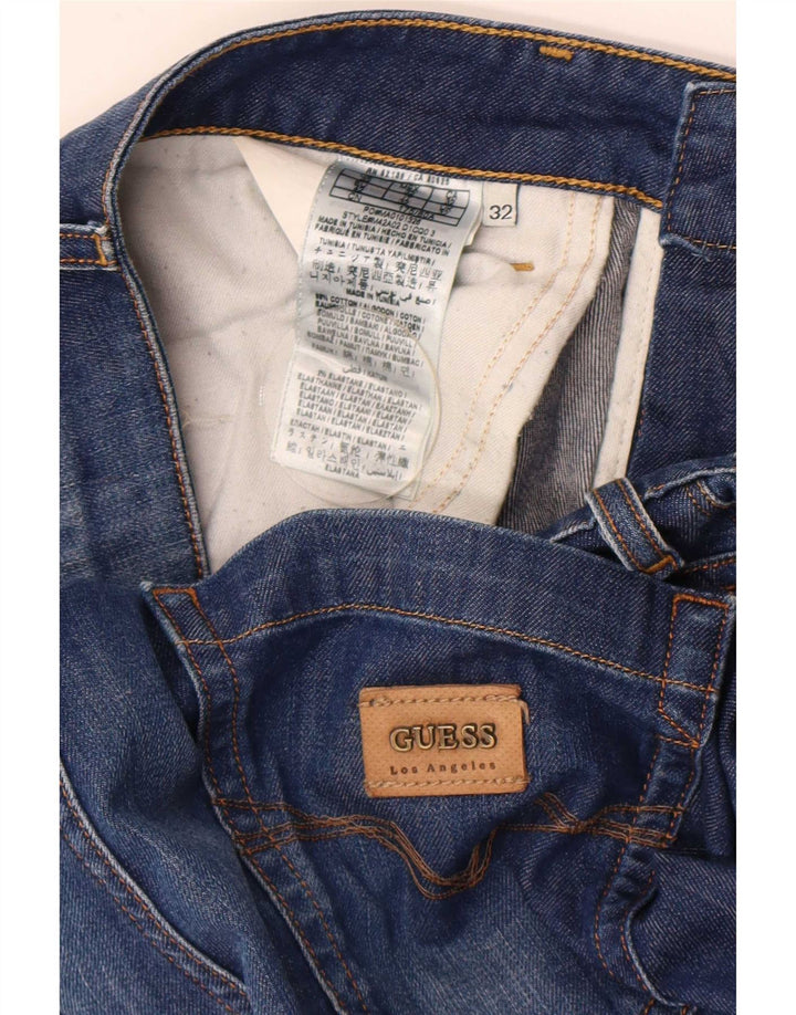 Guess Ανδρικό Slim Jeans W32 L34 Μπλε βαμβακερό