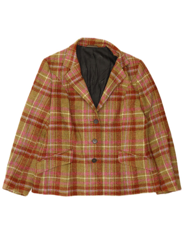 Vintage Γυναικείο Μπουφάν Blazer IT 50 XL Πολύχρωμο Check