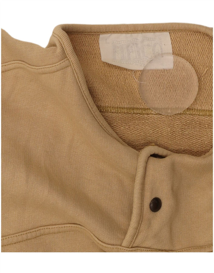 VINTAGE Γυναικεία Φούτερ Jumper UK 16 Large Beige