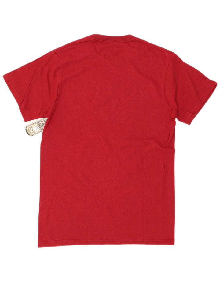 HARD ROCK CAFE Ανδρικό γραφικό T-Shirt Top Μικρό κόκκινο βαμβακερό