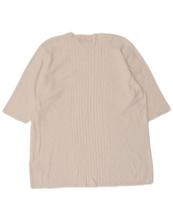 Marks & Spencer Womens Blouse Top UK 18 XL White Viscose