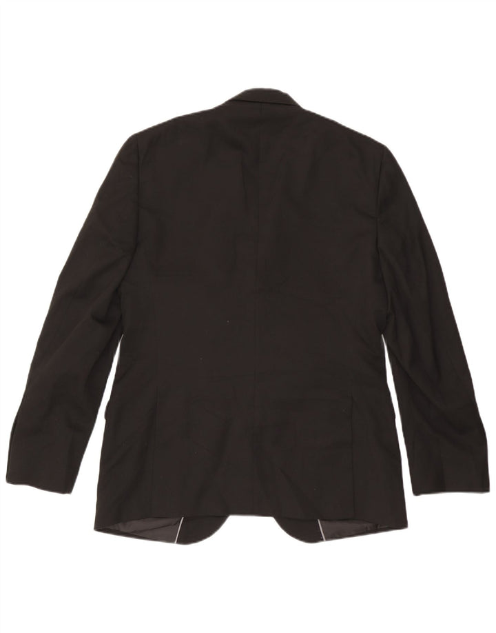 Marks & Spencer Ανδρικό τζάκετ Blazer με 2 κουμπιά κανονική εφαρμογή UK 38 μεσαίο μαύρο