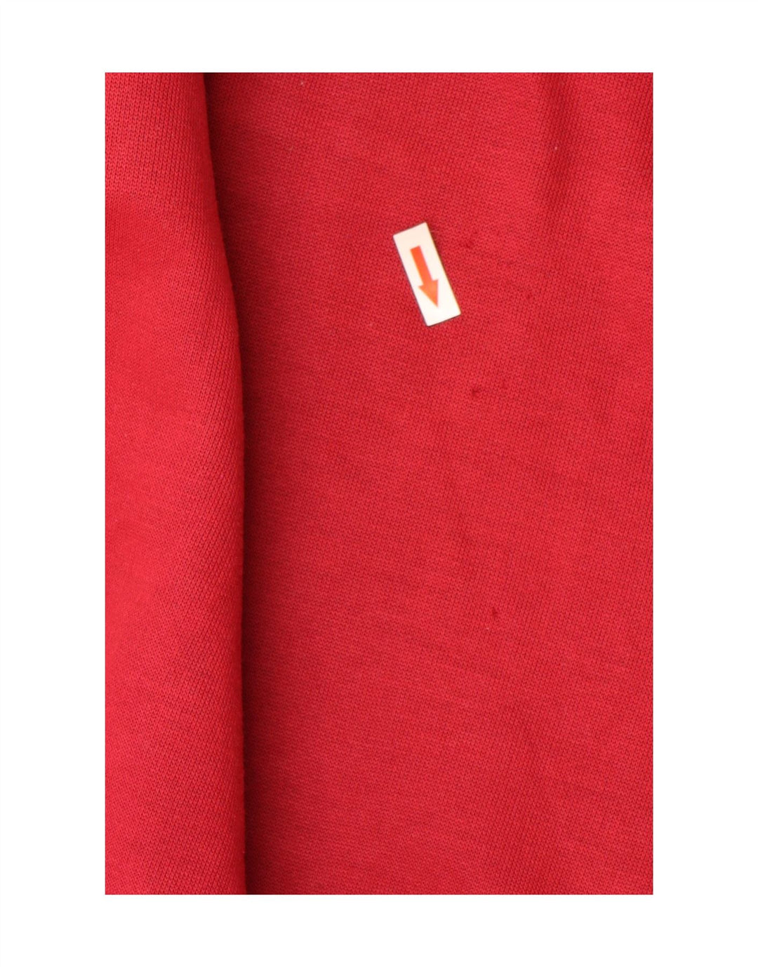 Vintage ανδρικό γραφικό φούτερ Jumper XL Red Colourblock