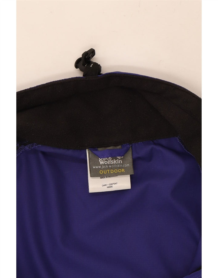 JACK WOLFSKIN Mens Unisex Windbreaker Jacket UK 36 Small Purple Polyester Vintage Jack Wolfskin and Second-Hand Jack Wolfskin from Messina Hembry 