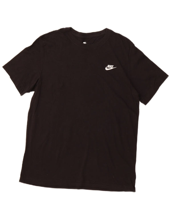 Ανδρικό T-Shirt NIKE Top μεγάλο μαύρο βαμβακερό