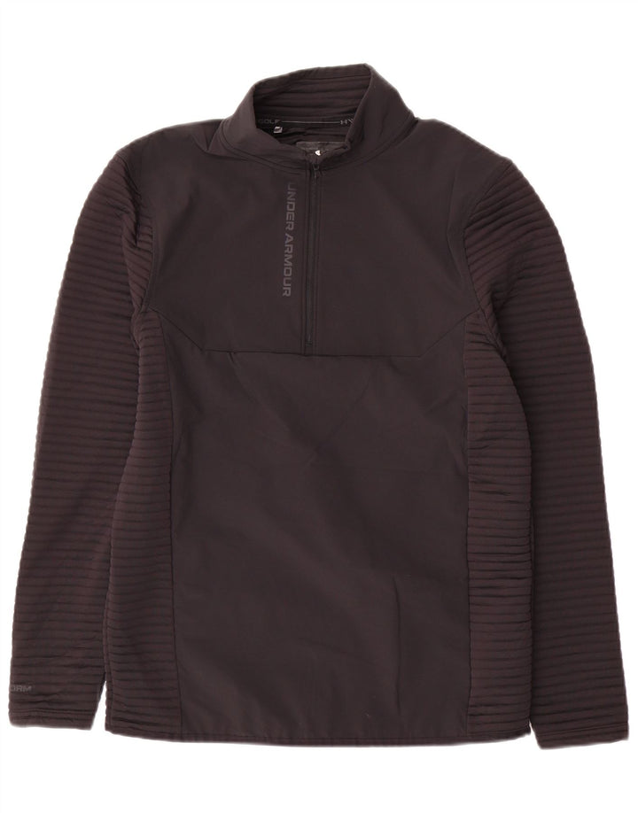 Ανδρική φόρμα πουλόβερ με φερμουάρ Under Armour Top Small Black Polyester