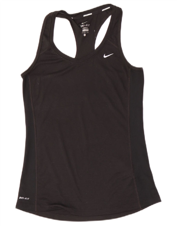 Γυναικείο γιλέκο Nike Dri Fit Top UK 8 Small Black Polyester